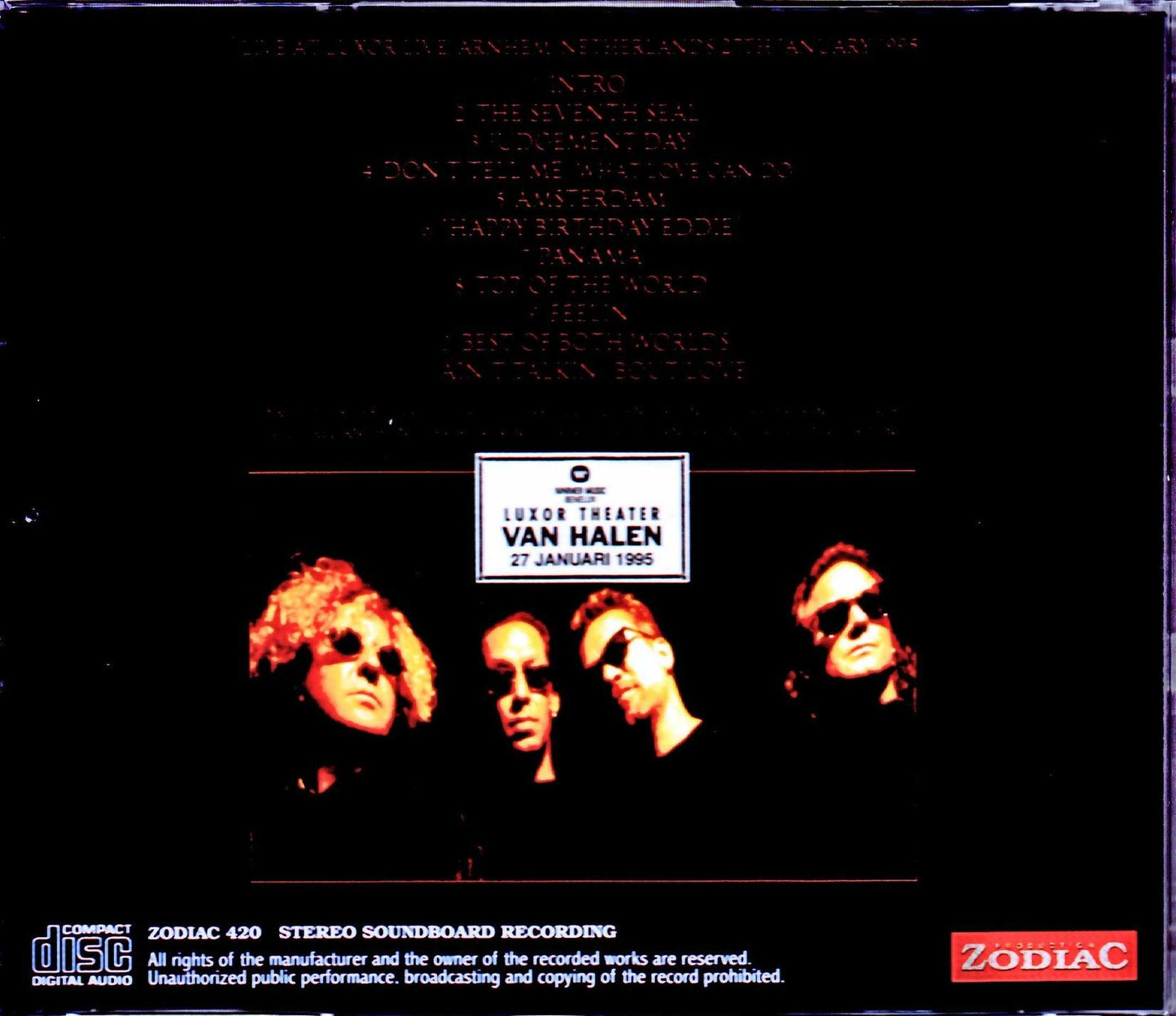 Van Halen/Netherlands 1995