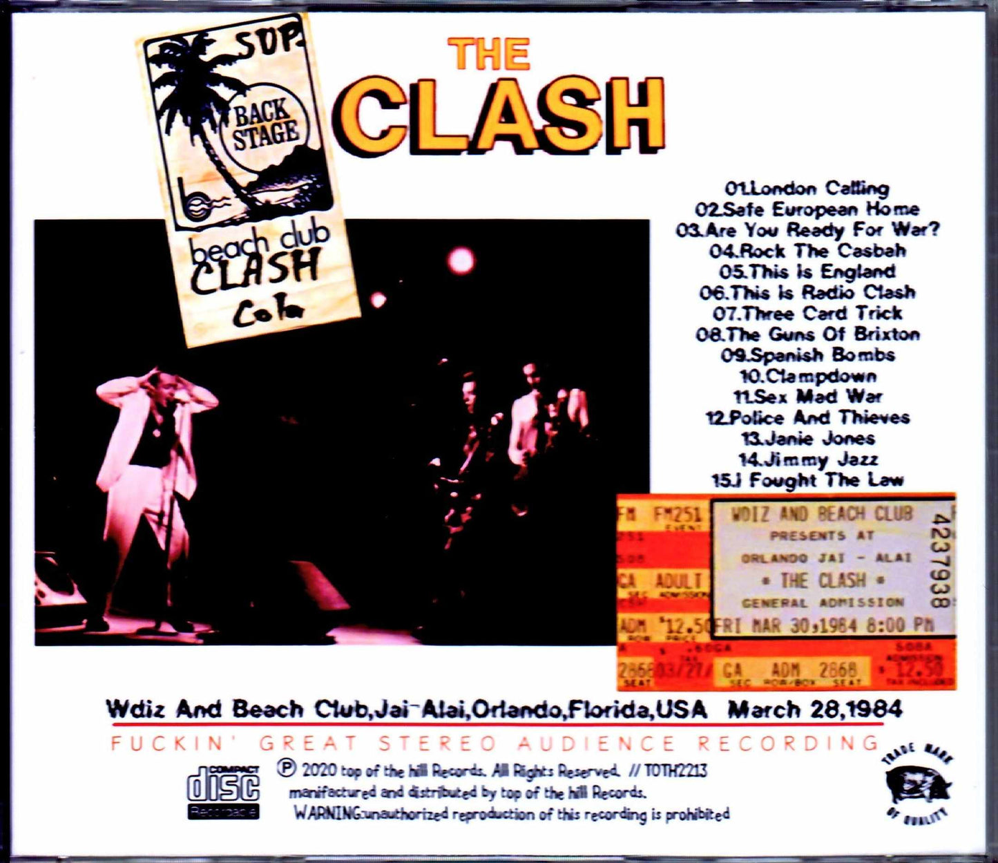 Clash/FL, USA 1984
