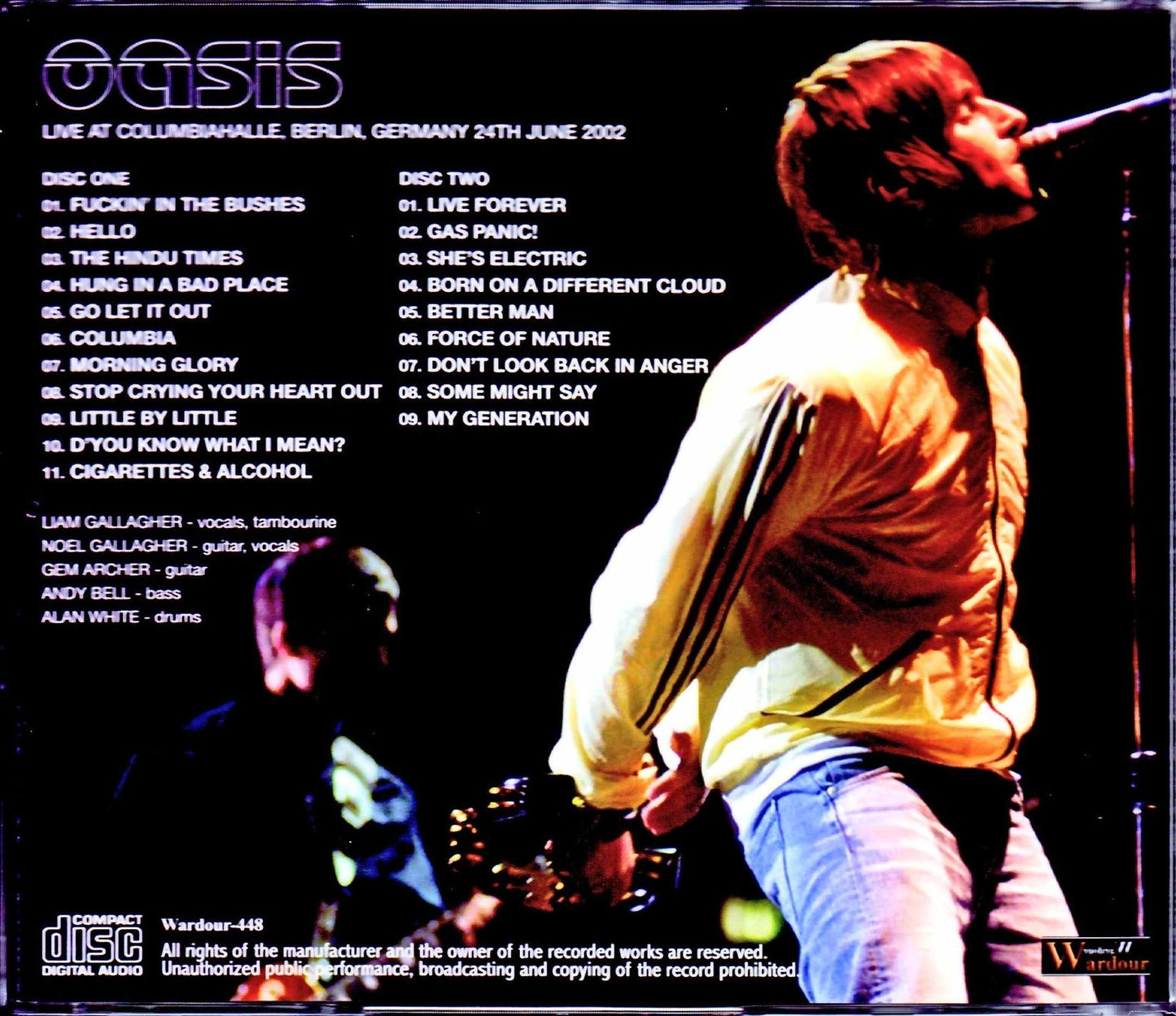 Oasis/Germany 2002 DAT Master