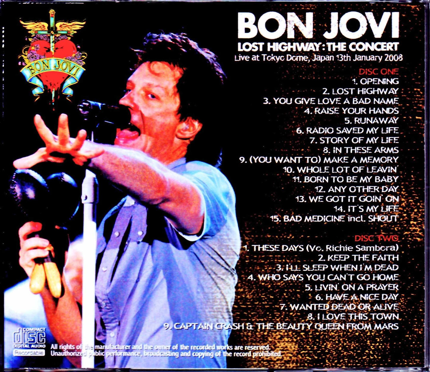 Bon Jovi/Tokyo,Japan 1.13.2008
