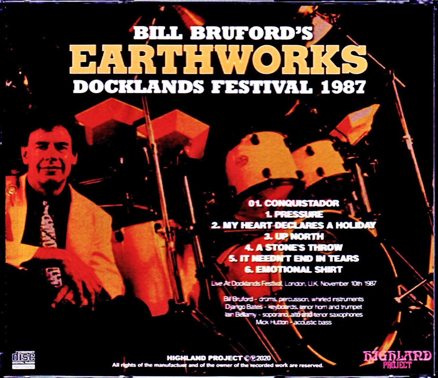 Bill Bruford's Earthworks/UK 1987