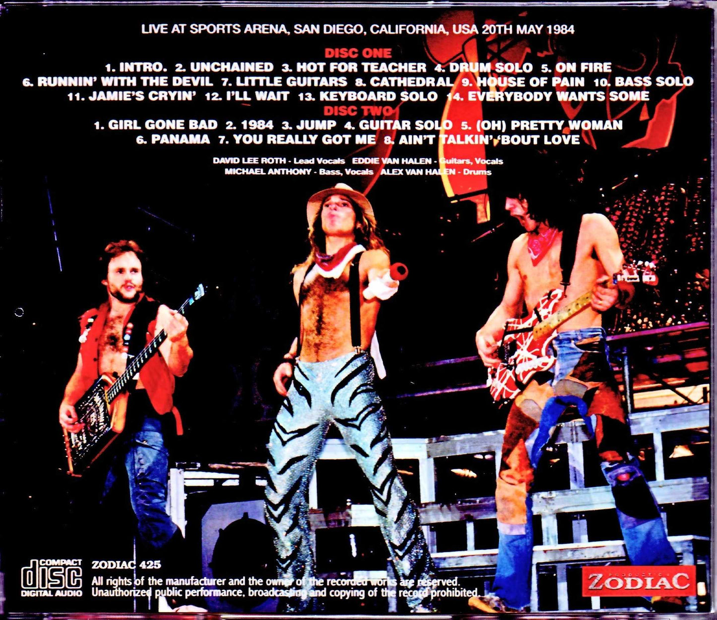 Van Halen/CA,USA 5.20.1984 Upgrade