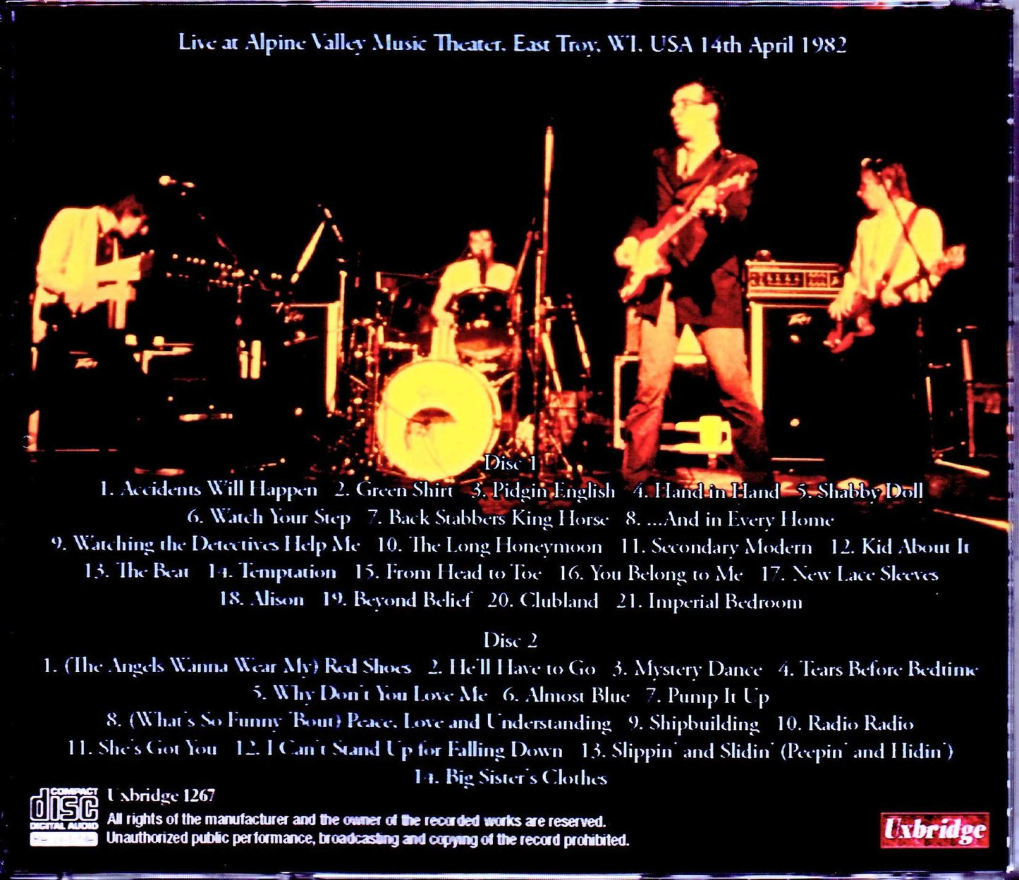 Elvis Costello/WI, USA 1982