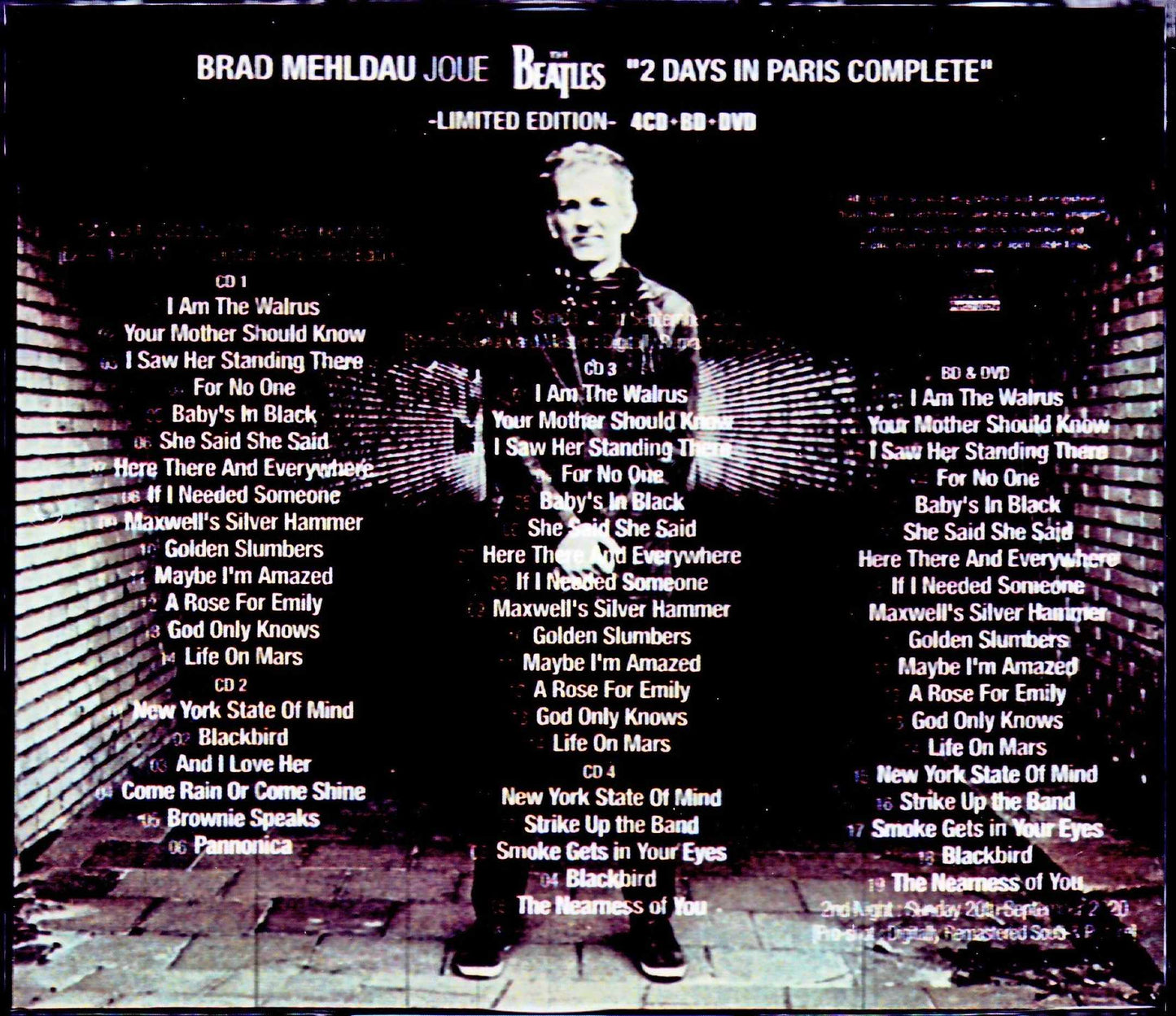 Brad Mehldau/France Performance 2 Days 2020 Complete Version 2Source S & V
