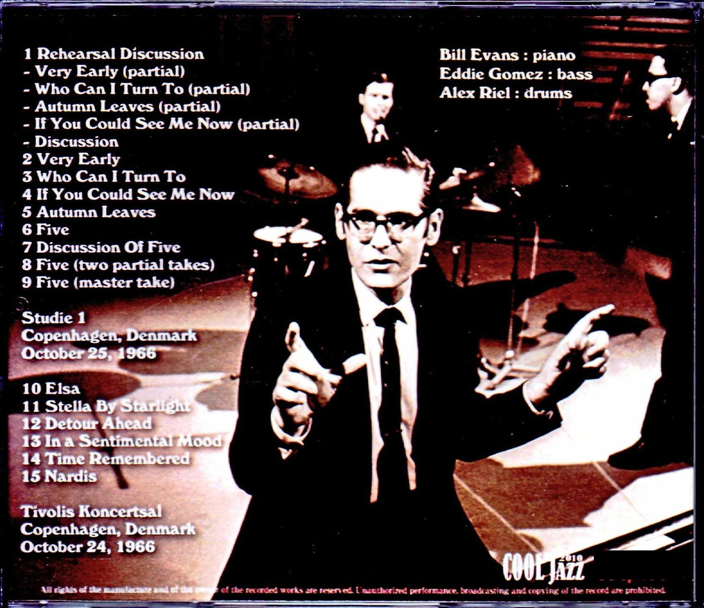 Bill Evans Trio/Denmark 1966