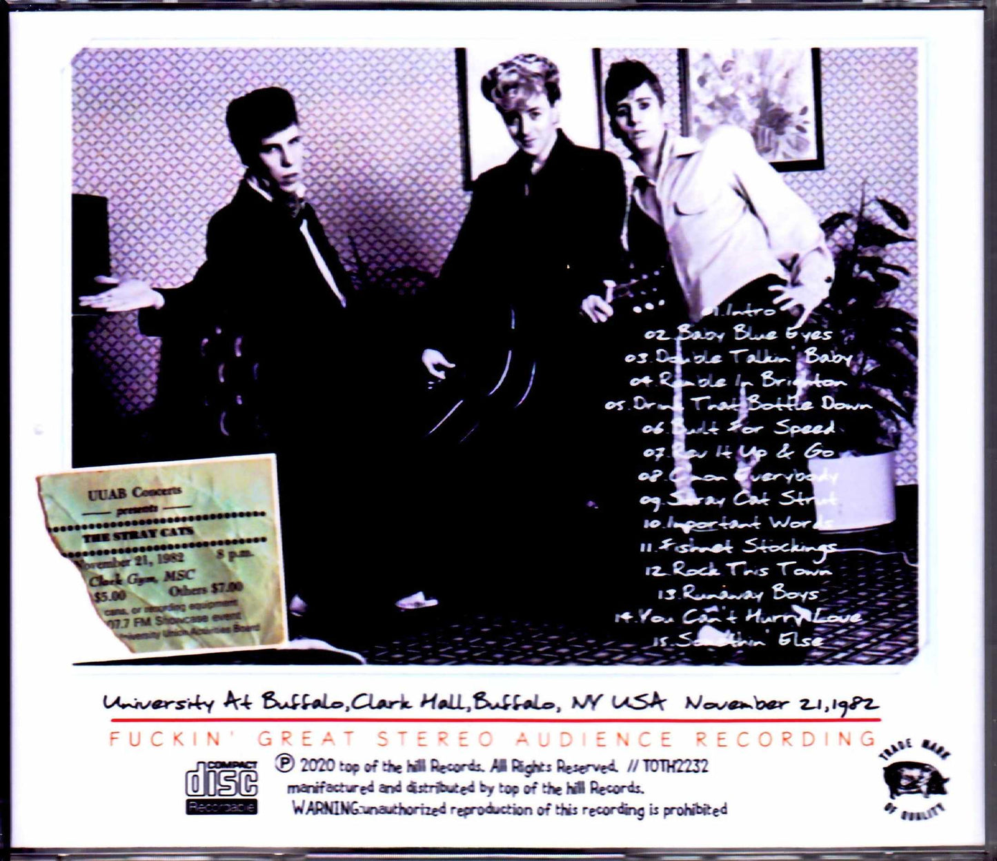 Stray Cats/NY,USA 1982