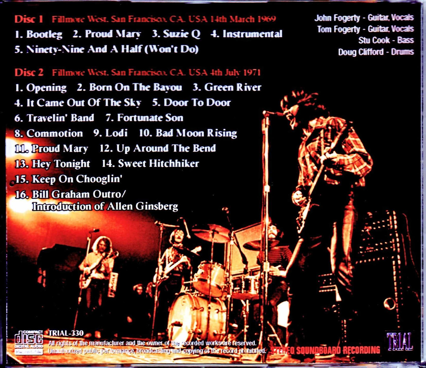 CCR Creedence Clearwater Revival/CA,USA 1969 & more