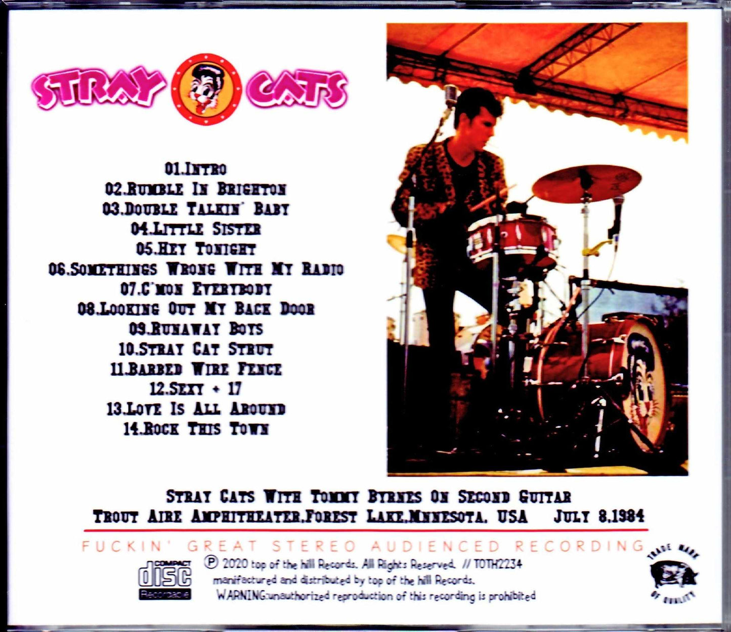 Stray Cats/MN, USA 1984