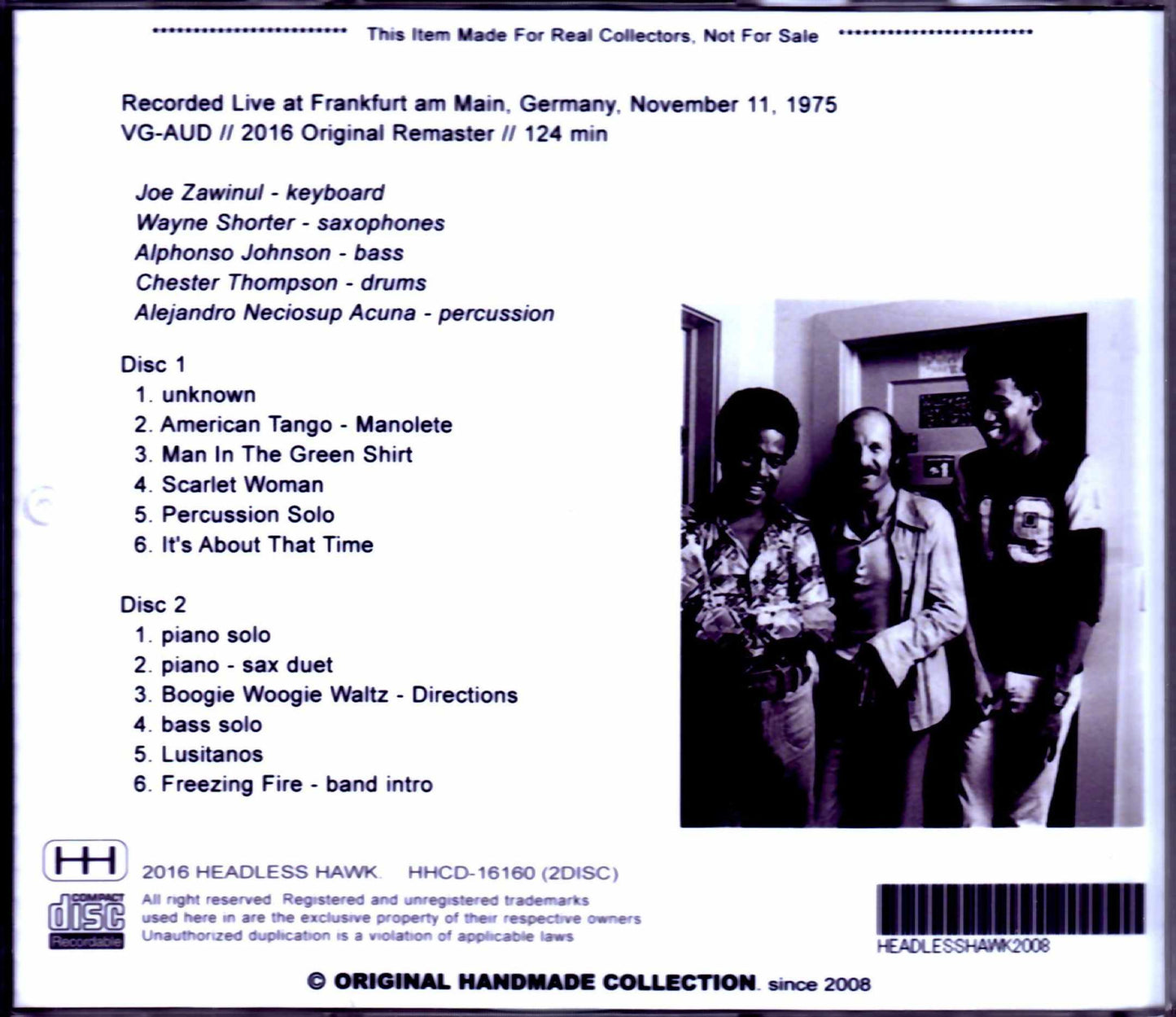 Weather Report/Germany 1975