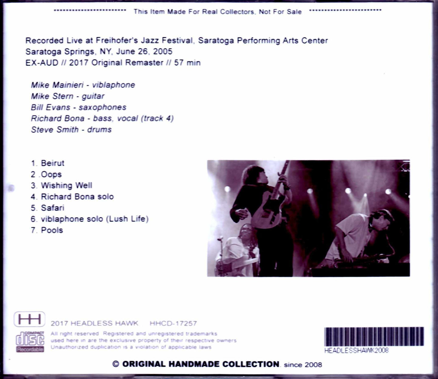 Steps Ahead,Mike Mainieri,Mike Stern,Bill Evans/NY,USA 2005