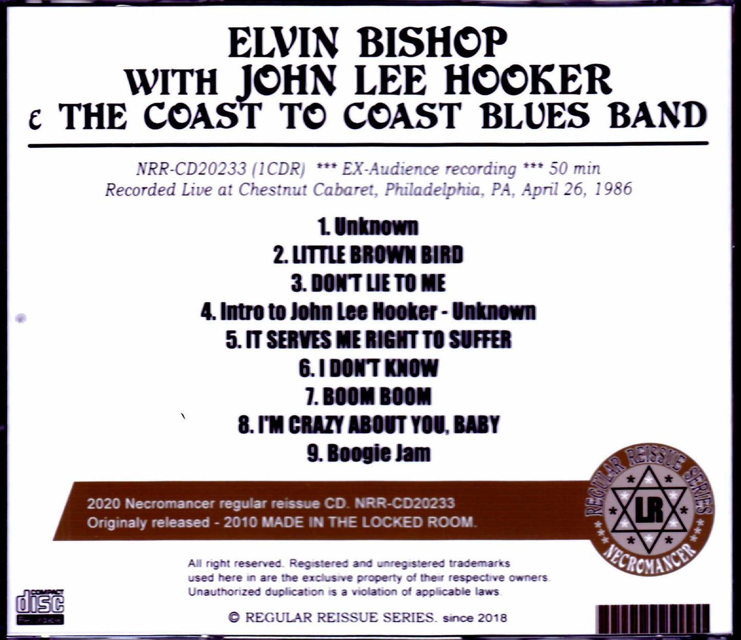 Elvin Bishop,John Lee Hooker/PA,USA 198