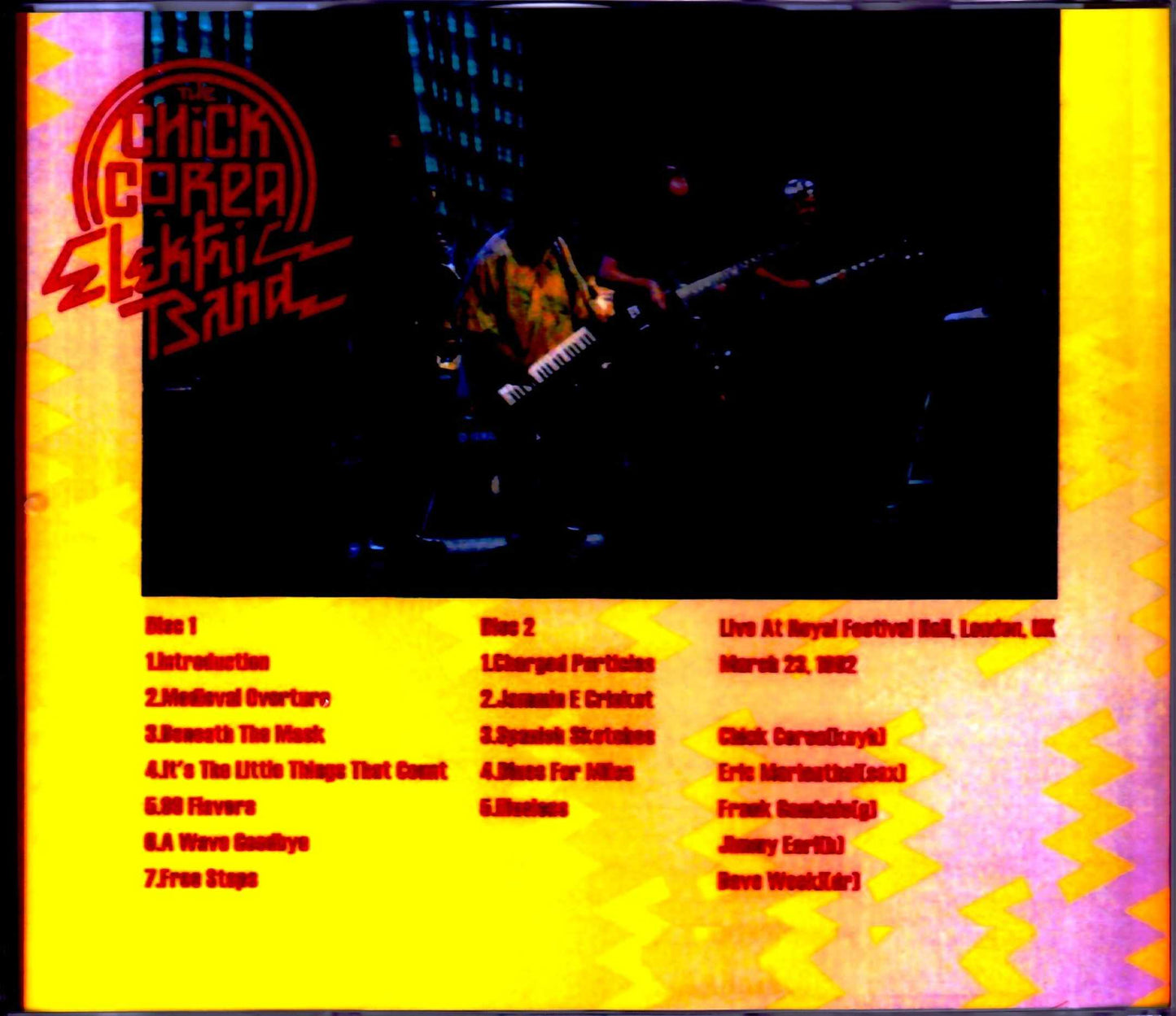 Chick Corea Electric Band Frank Gambale/London,UK 1992