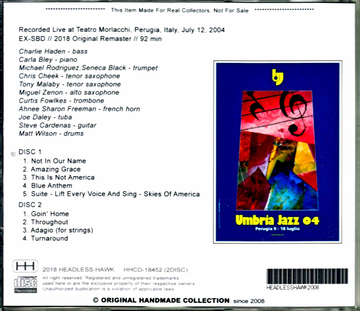 Charlie Haden's Liberation Music Orchestra/Italy 2004