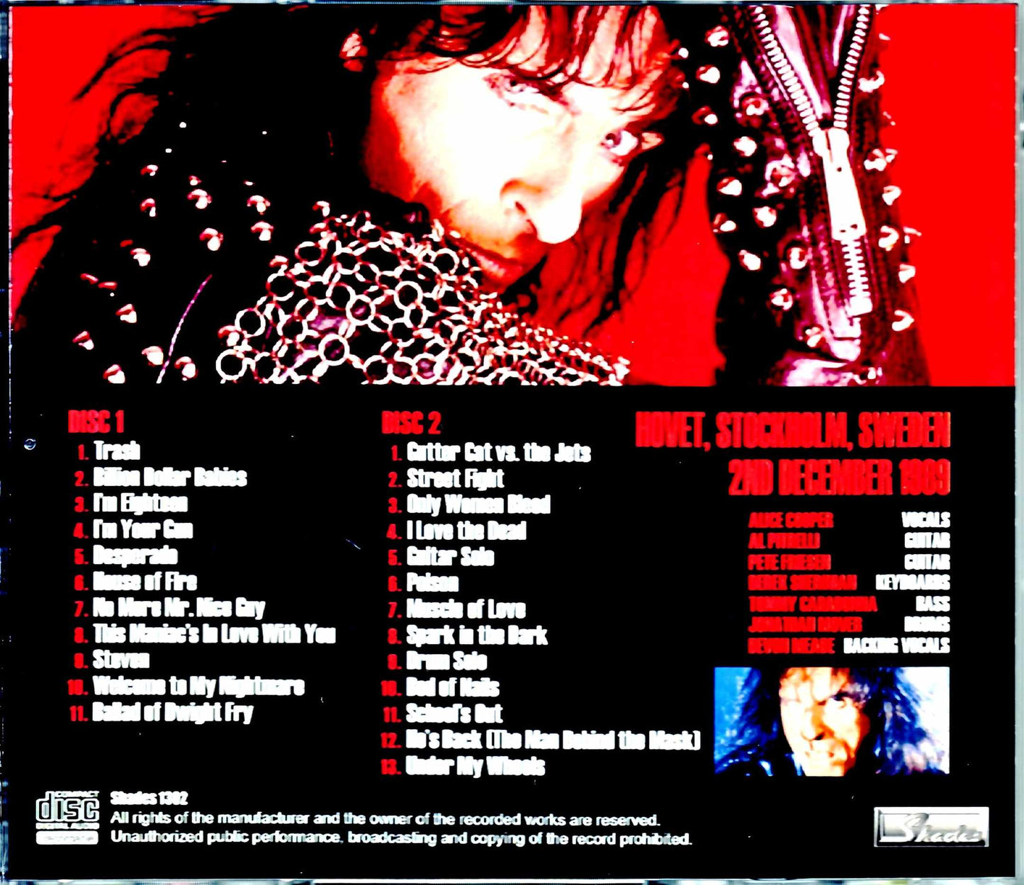 Alice Cooper/Sweden 1989