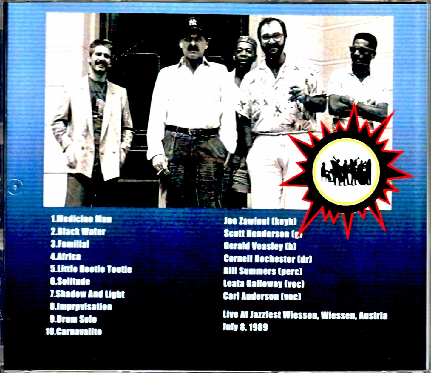 Zawinul Syndicate, Joe Zawinul/Austria 1989