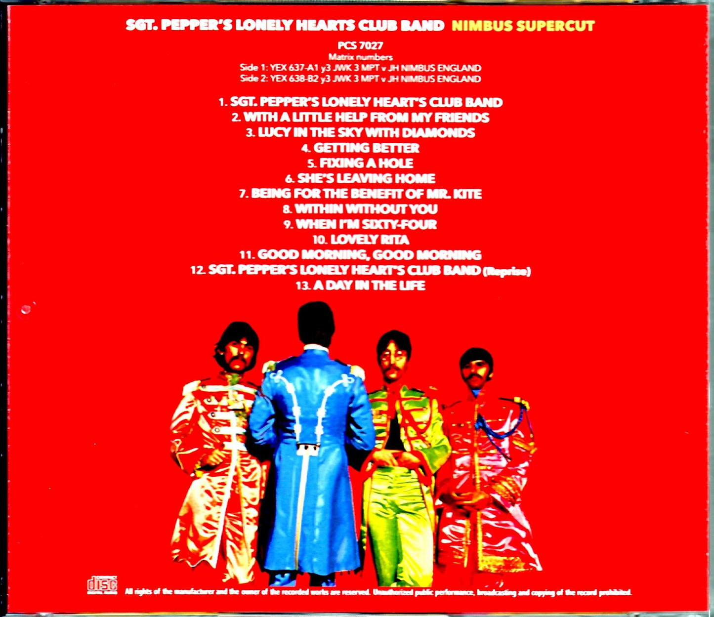 Beatles/Sgt. Pepper's Lonley Hearts Club Band Nimbus Supercut