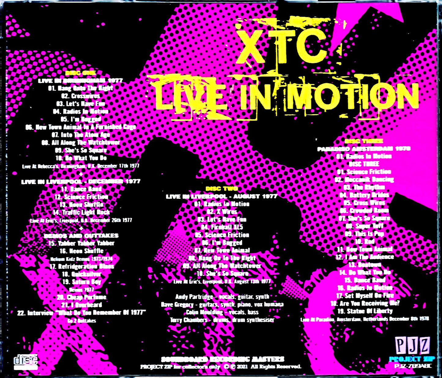 XTC/Early Live Collection 1977-1979 & more