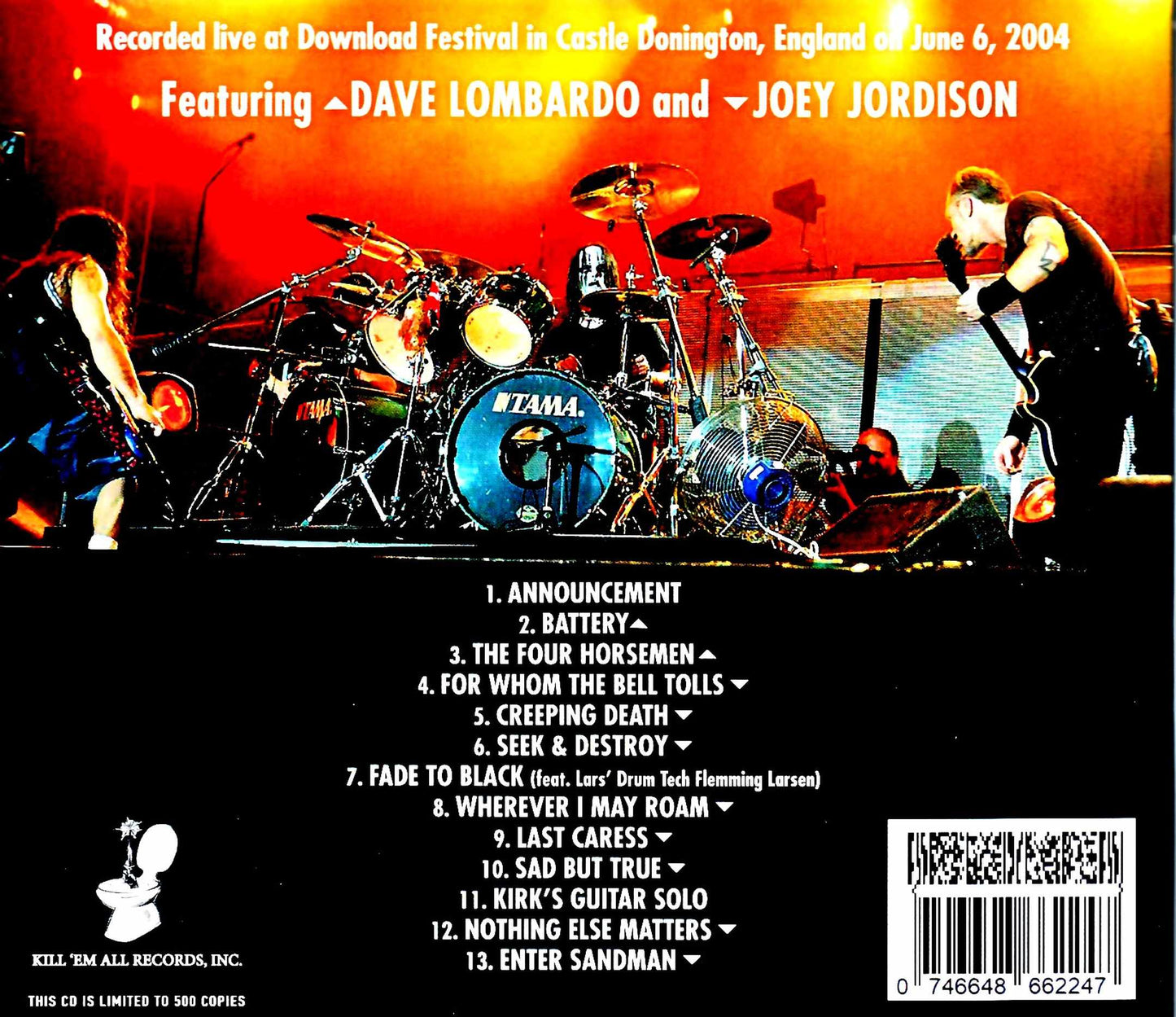 Metallica/Live without Lars England, UK 2004