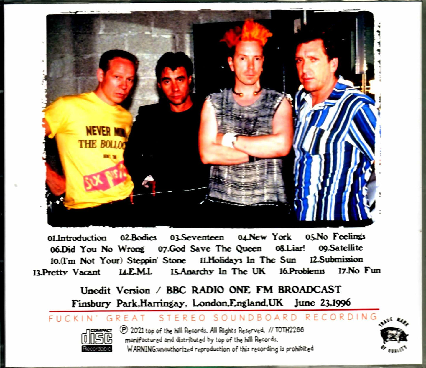 Sex Pistols/London,UK 1996