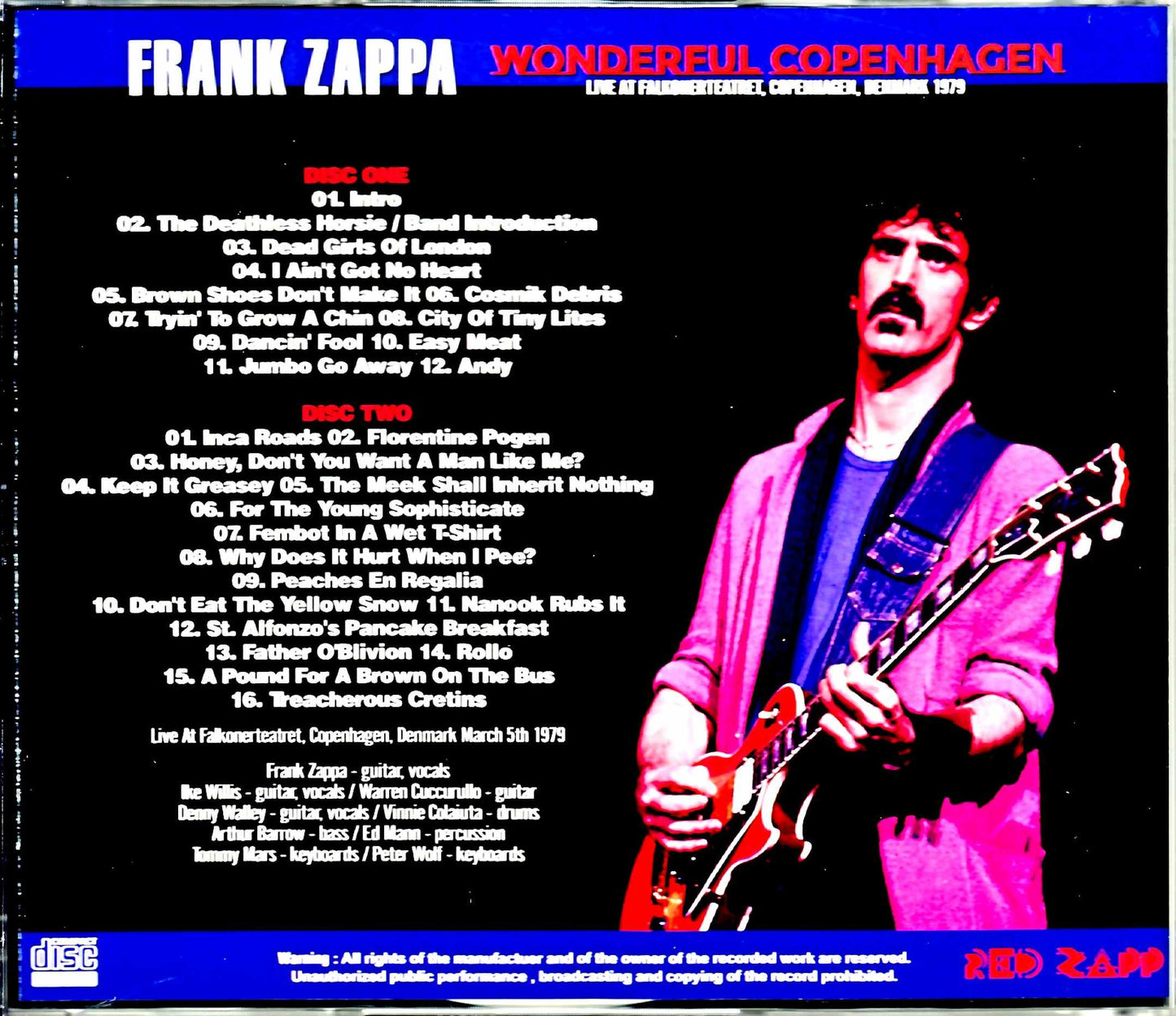 Frank Zappa/Denmark 1979