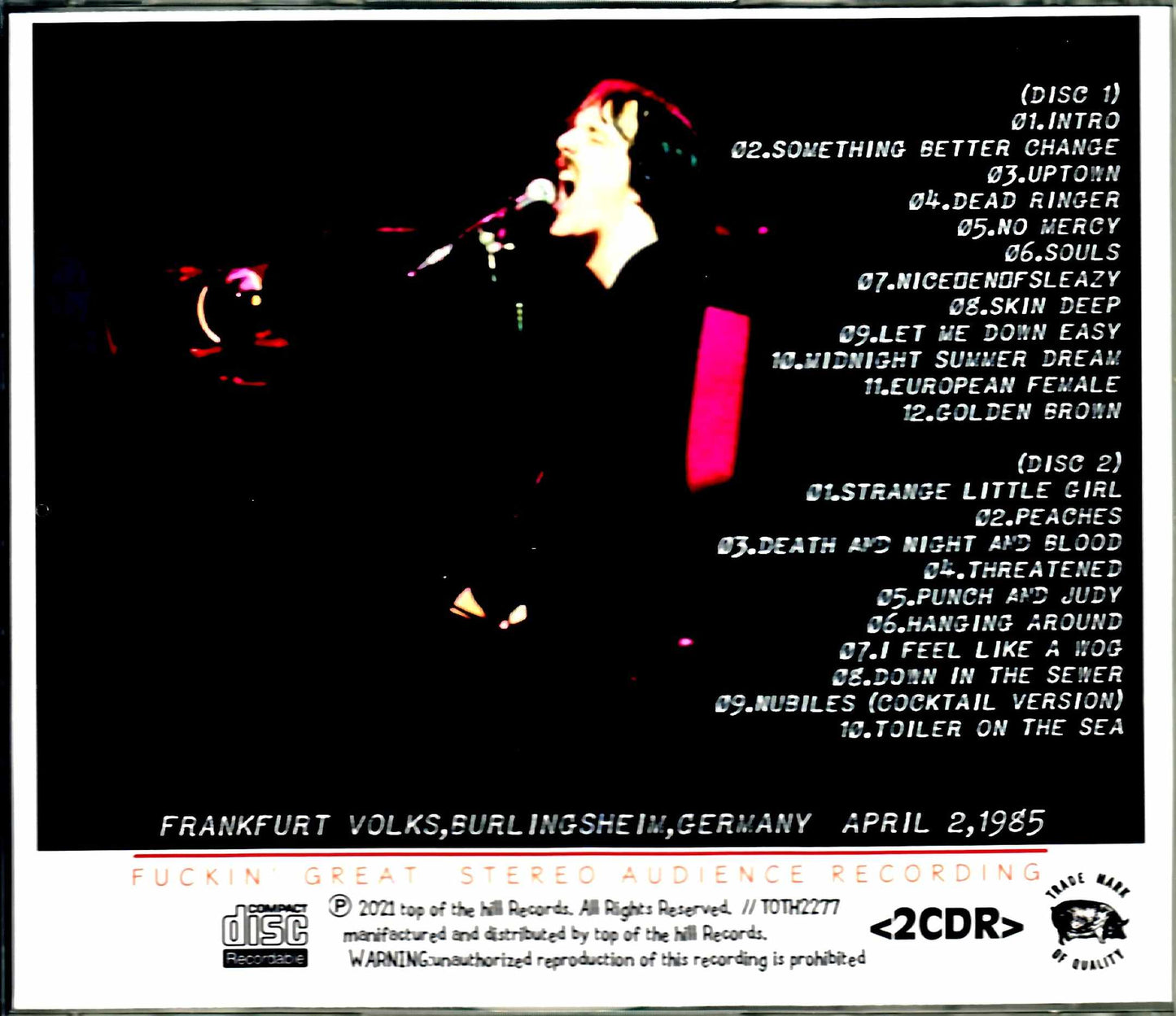 Stranglers/Germany 1985 Complete