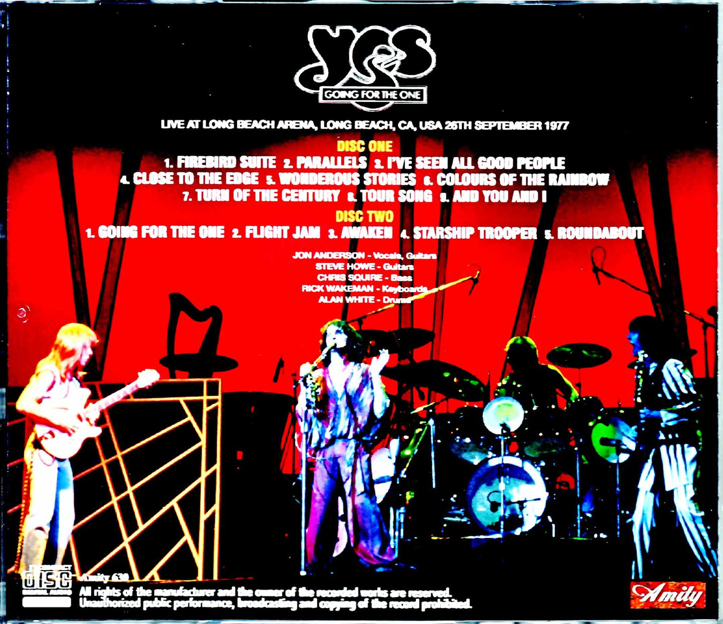 Yes/CA,USA 1977 Jon Wizardo Master Cassette Tape