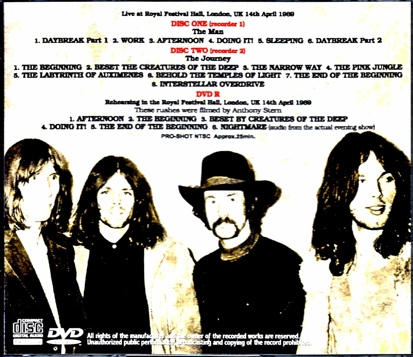 Pink Floyd/London,UK 4.14.1969 Raw Transfer & more