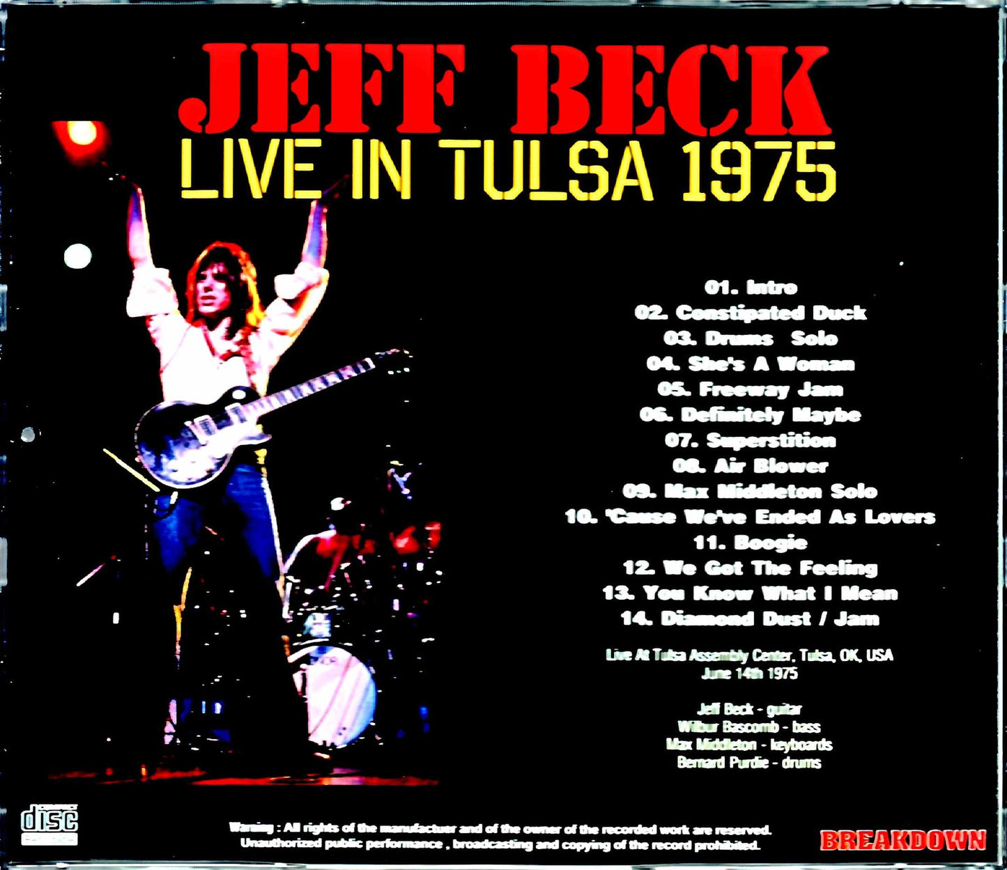 Jeff Beck/OK, USA 1975