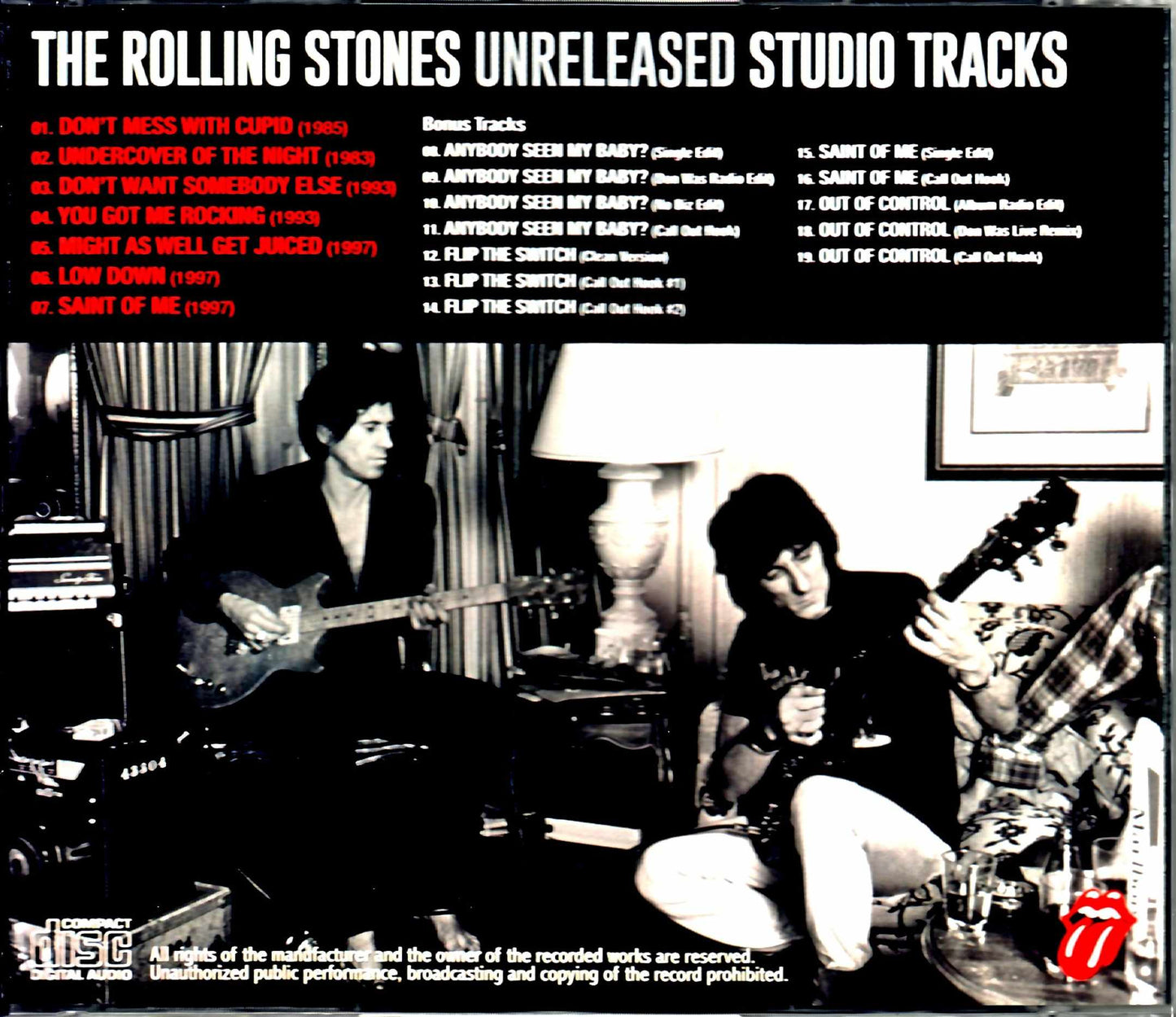 Rolling Stones/Unreleased Studio Tracks 1983-1997