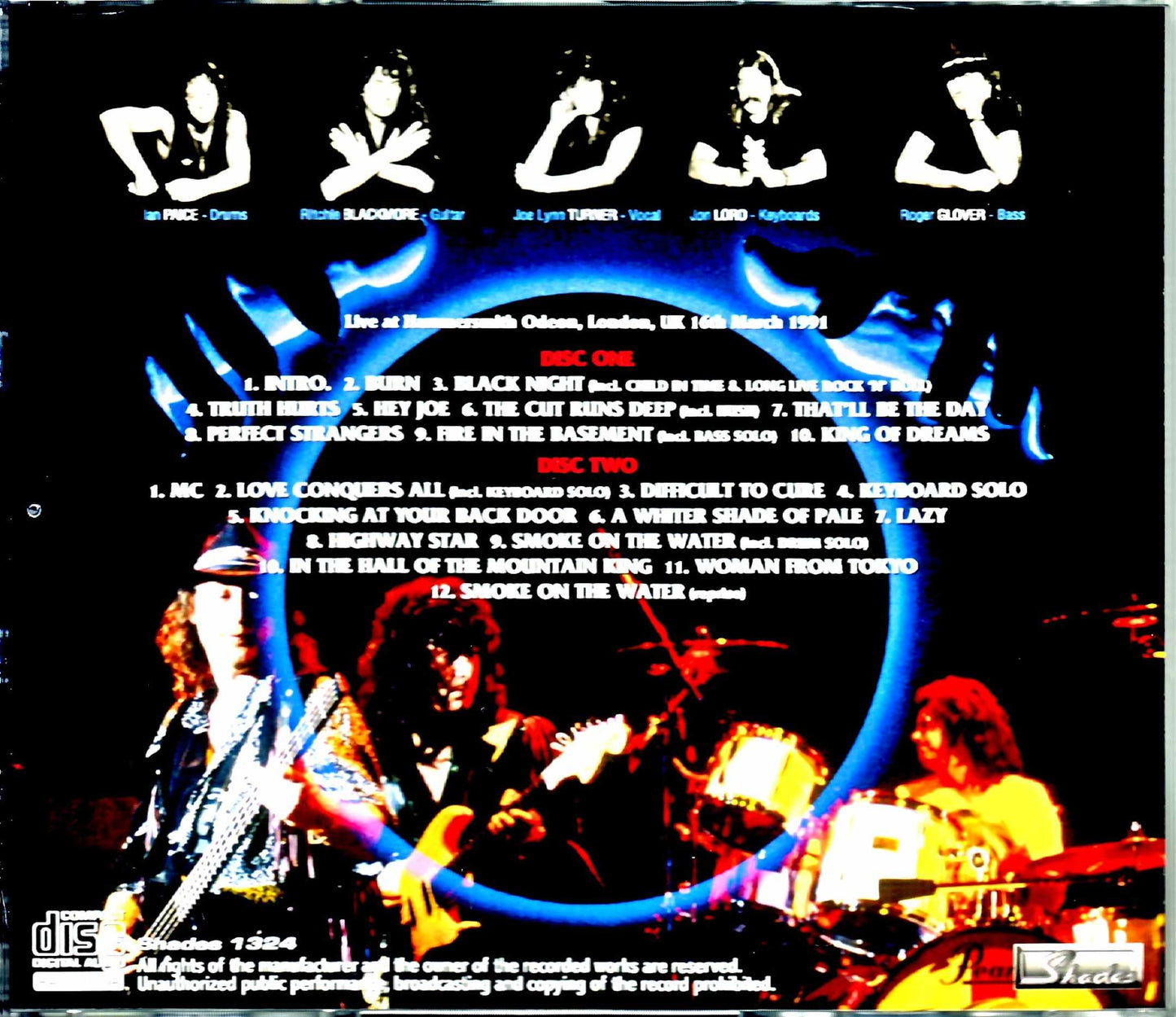 Deep Purple/London,UK 3.16.1991