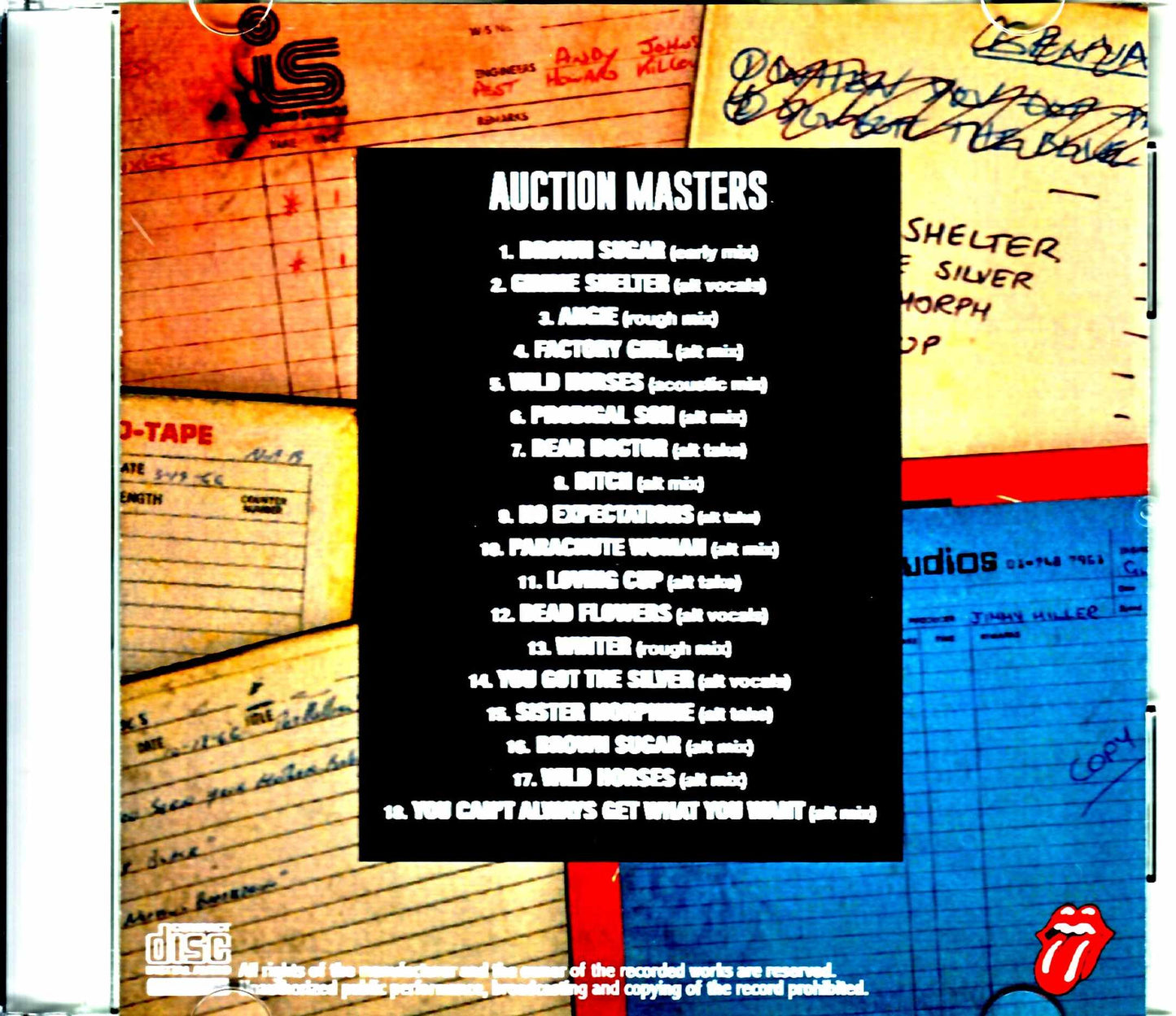Rolling Stones/Auction Masters