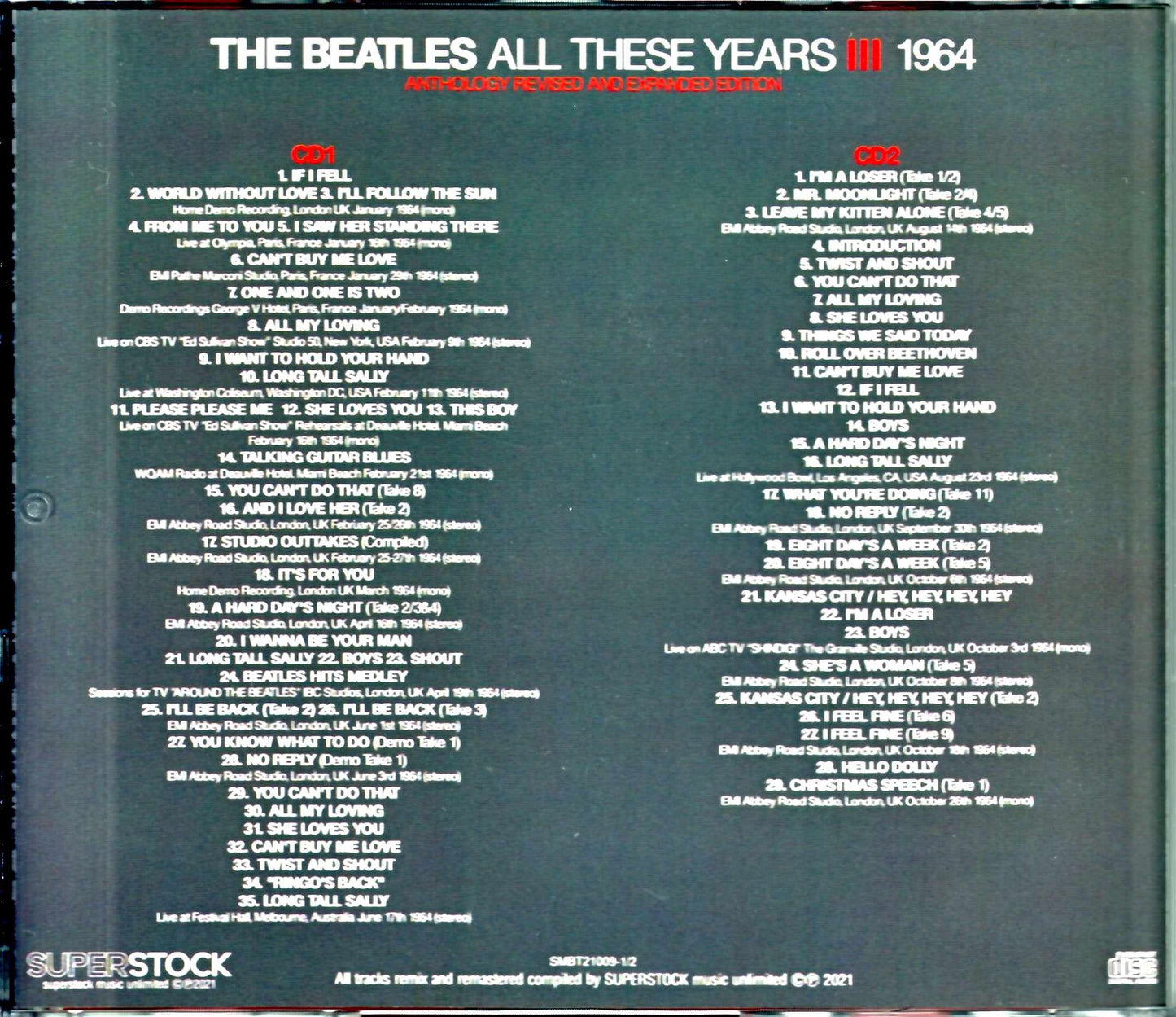 Beatles/Anthology Revised and Expanded Edition 1964