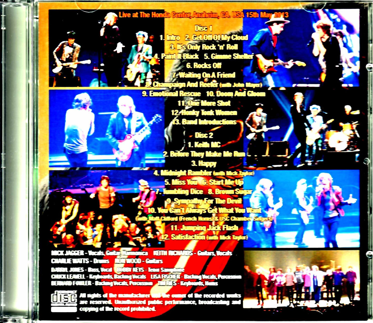 Rolling Stones/CA,USA 5.15.2013
