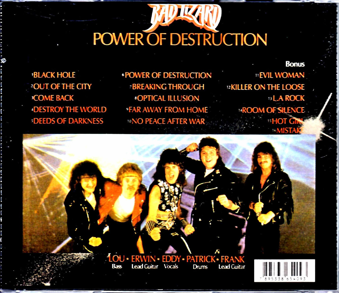 Bad Lizard/Power of Destruction & more