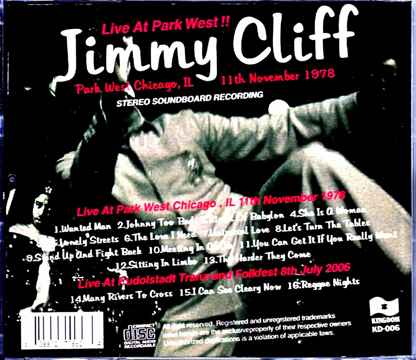 Jimmy Cliff/IL,USA 1978