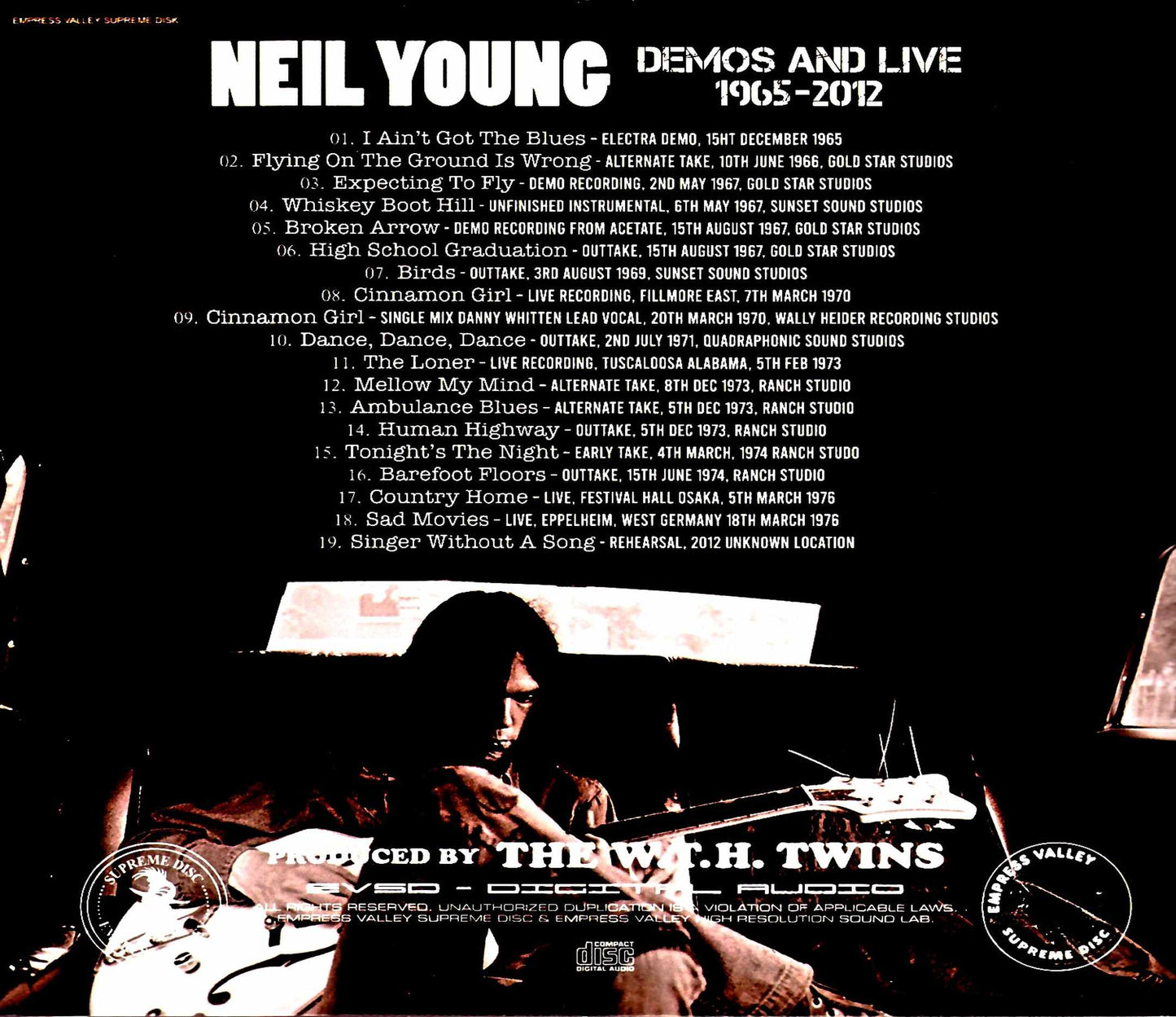 Neil Young/Archives Demos and Live 1972-1976