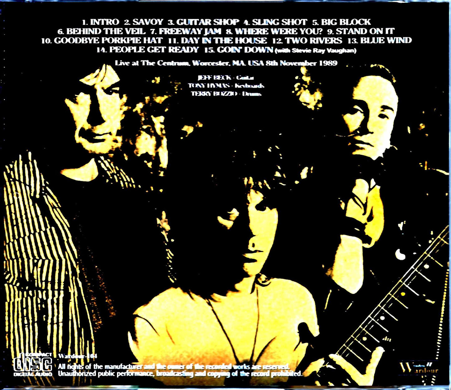 Jeff Beck/MA, USA 1989