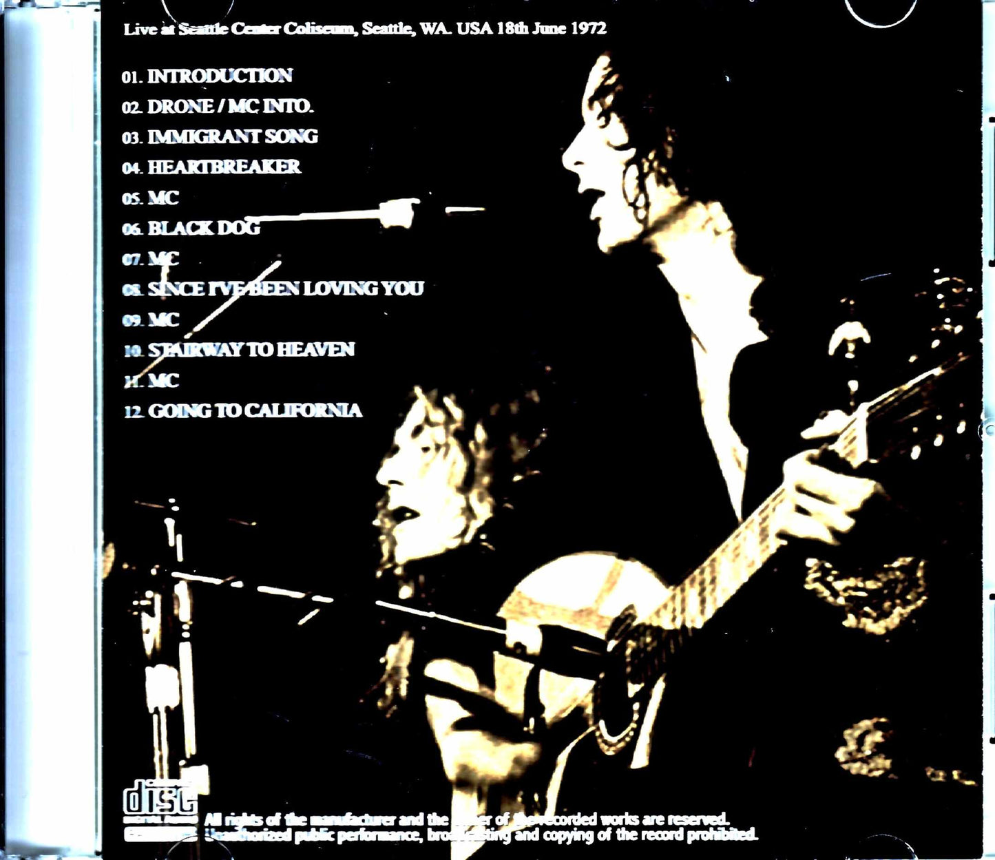 Led Zeppelin/WA, USA 6.18.1972