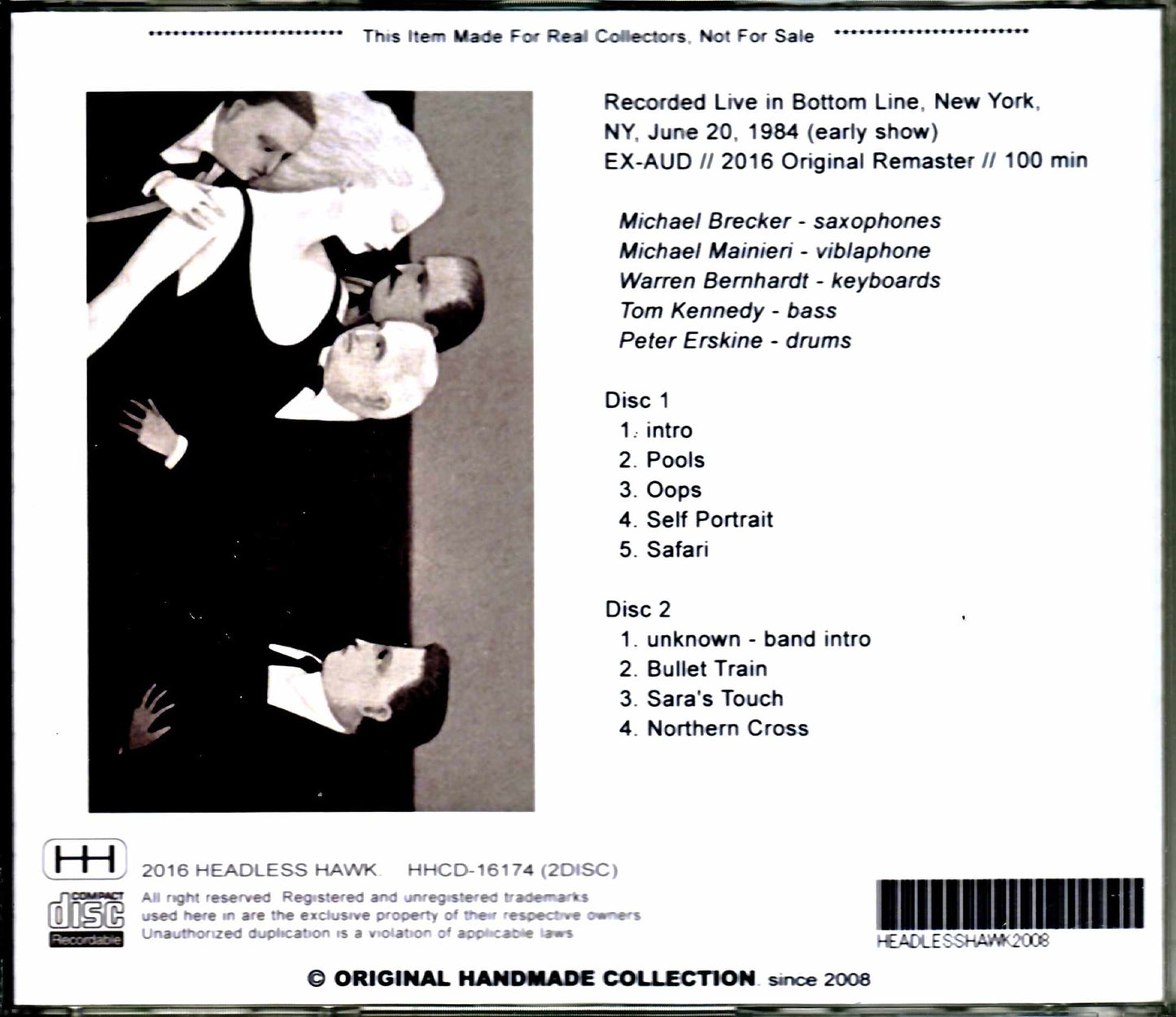 Steps Ahead Michael Brecker,Mike Mainieri/NY,USA 6.20.1984 Early Show