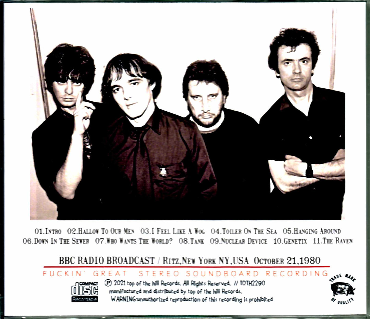 Stranglers/NY, USA 1980