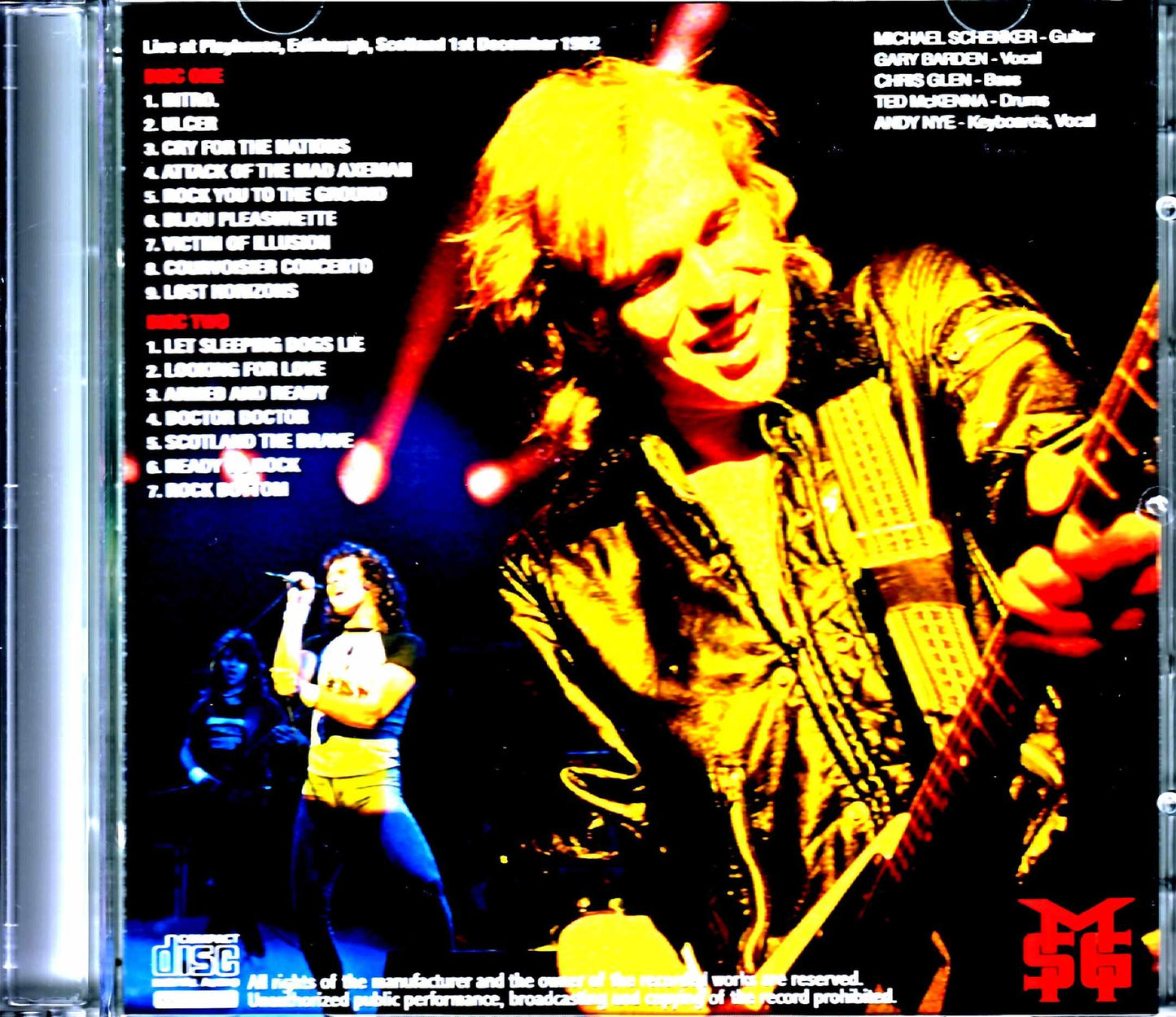 Michael Schenker Group/Scotland,UK 1982