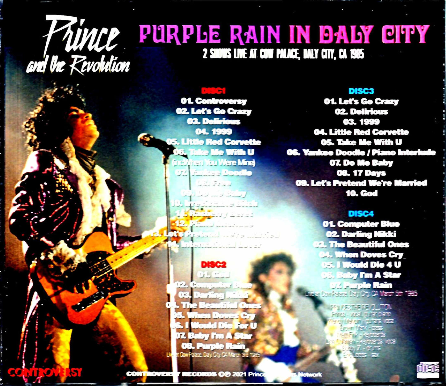Prince and the Revolution/CA,USA 1985 2Days