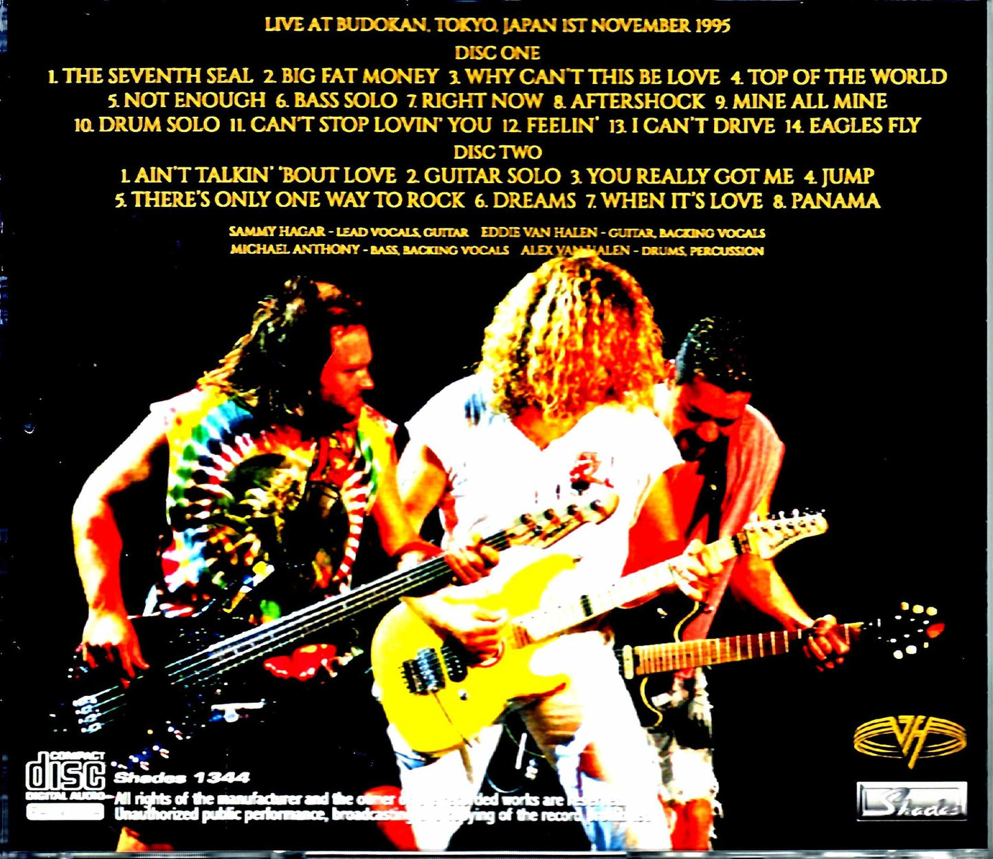 Van Halen/Tokyo,Japan 11.1.1995
