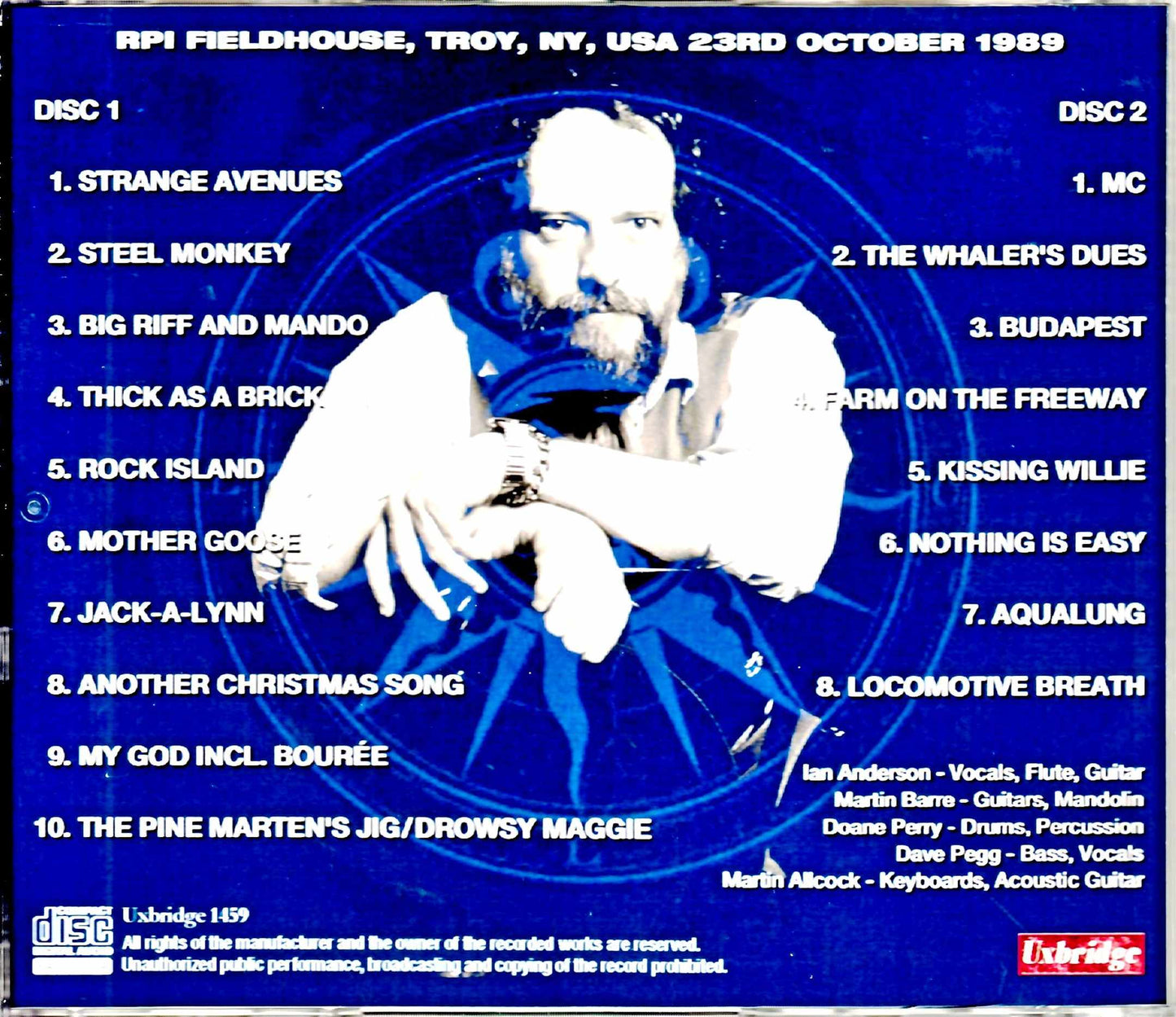 Jethro Tull/NY,USA 1989