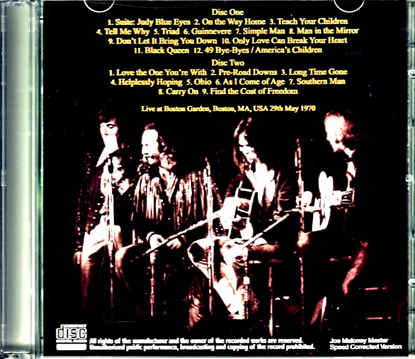 Crosby,Stills,Nash & Young/MA,USA 1970 Remastered