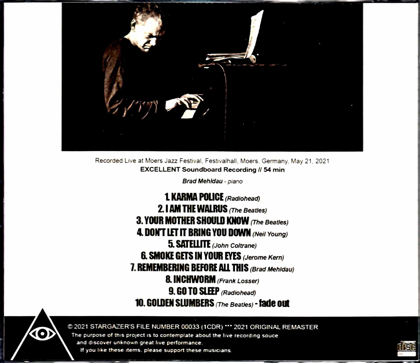 Brad Mehldau/Playing the Beatles Germany 2021