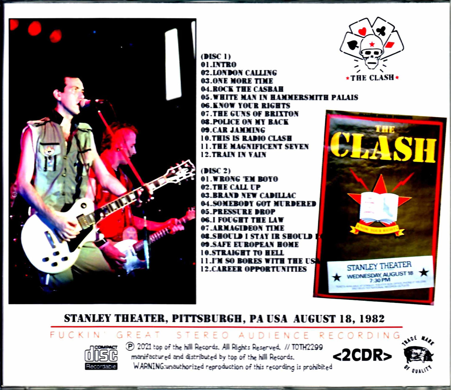 Clash/PA, USA 1982 Complete