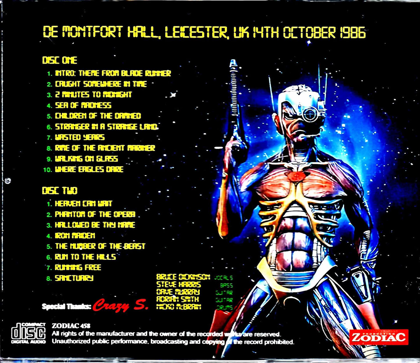 Iron Maiden UK 1986 Upgrade
