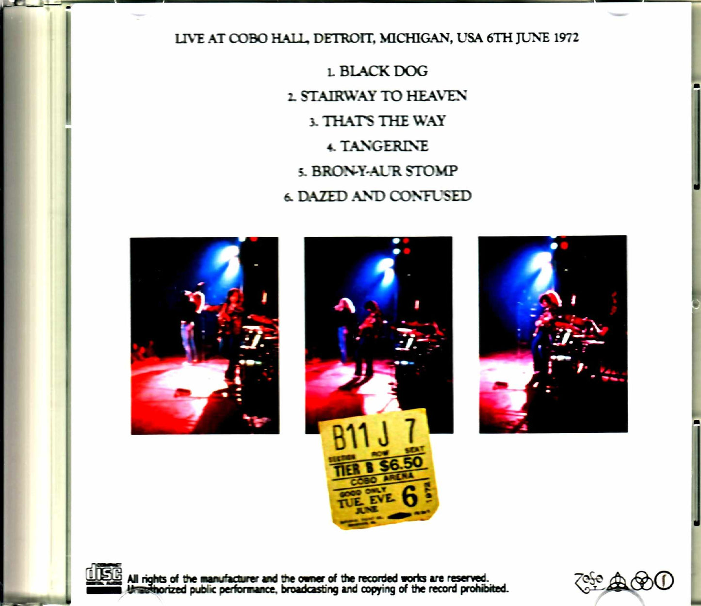 Led Zeppelin/MI,USA 1972 Source2