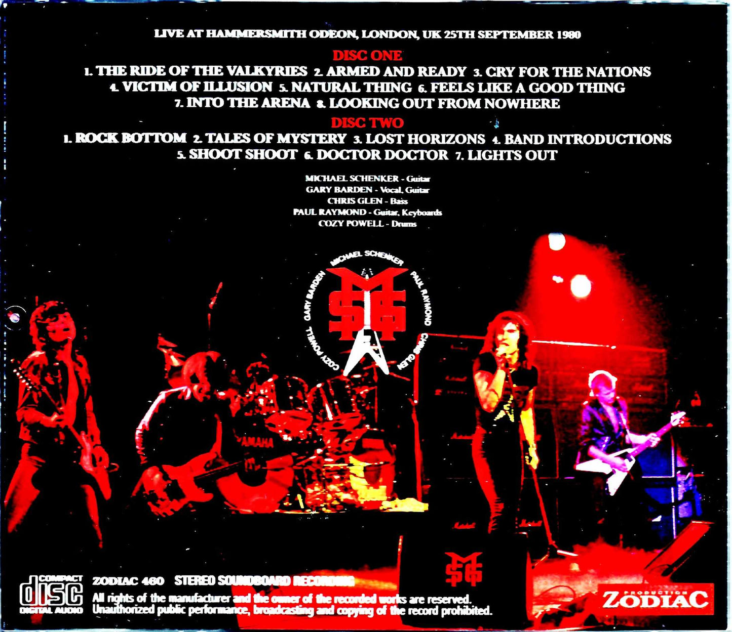 Michael Schenker Group/London,UK 1980